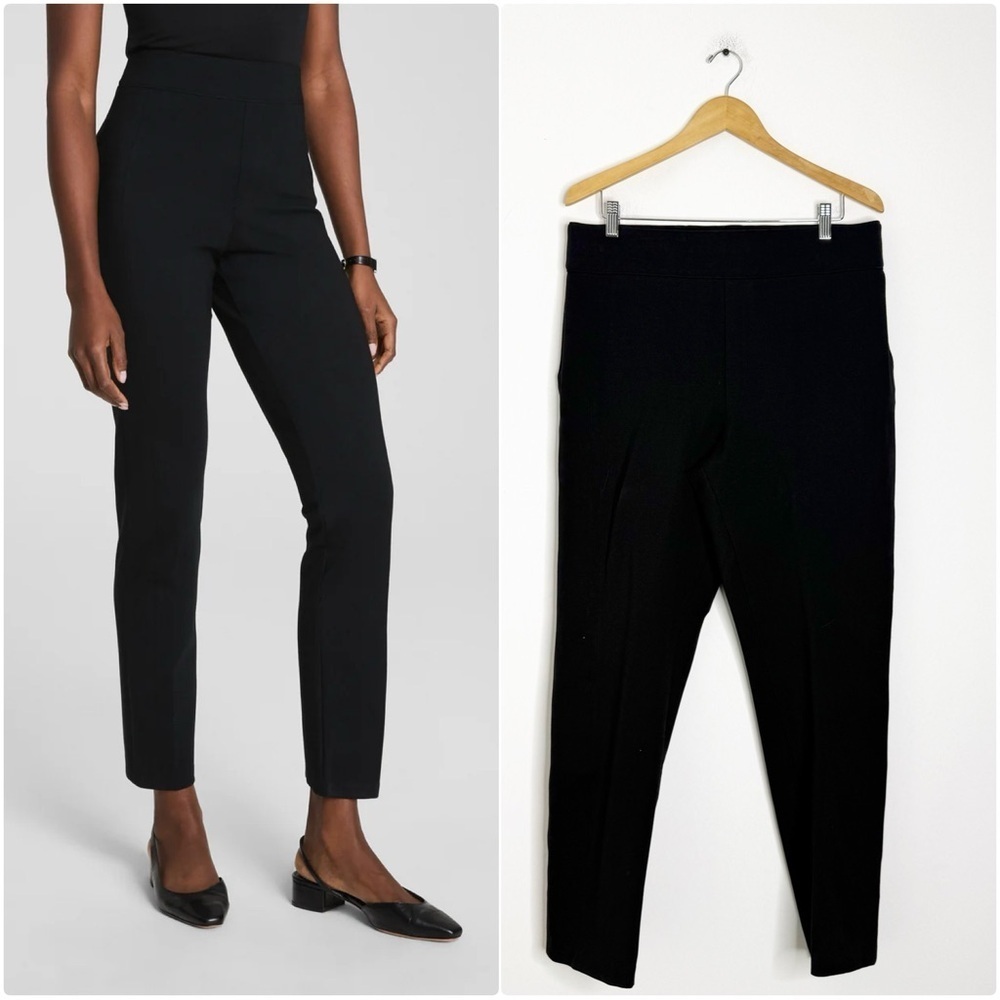 Spanx Perfect Black Pants The Ponte Slim Straight Pant Size 1X